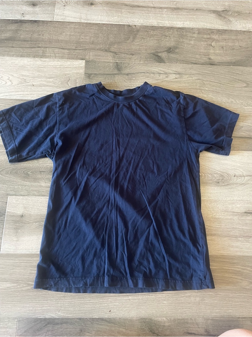 Classic Navy Crew Neck T‑Shirt